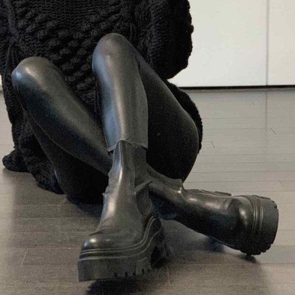 Zara Shoes - Zara black genuine leather boots